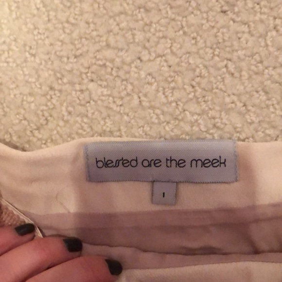 Asymmetrical Beaded & Fringe Skirt - Picture 4 of 4